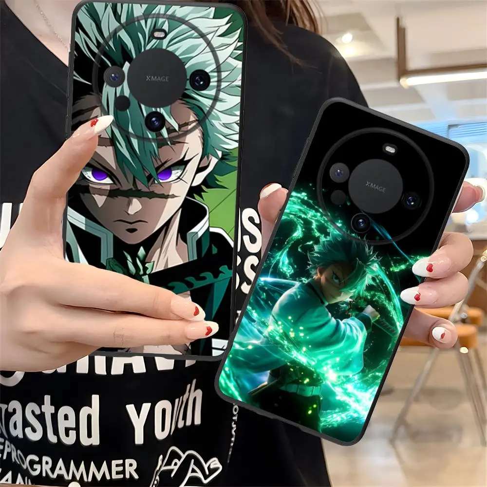 

Demon Slayer Sanemi Phone Case for Huawei Mate 60 50 40 30 20 10 Pro Plus Lite E 5G Colour Printing Protective Smartphone Pretty