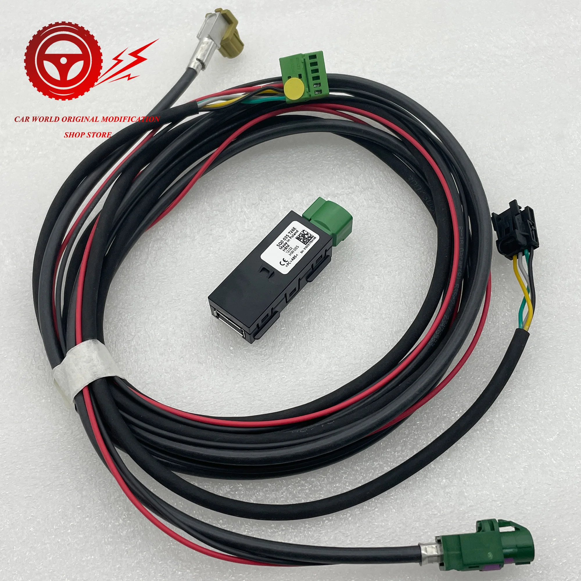 5Q0 035 726 E CarPlay USB Switch Port for Golf 7 Tiguan Kodiaq