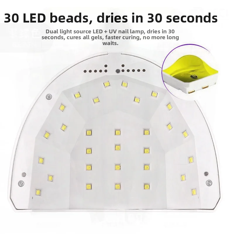 Sunone Sunshine 1 UV-Nagellampe, 48 W, Induktions-Phototherapie-Backlampe für Nagelkunst, mit Nagellack-Kleber und Zubehör