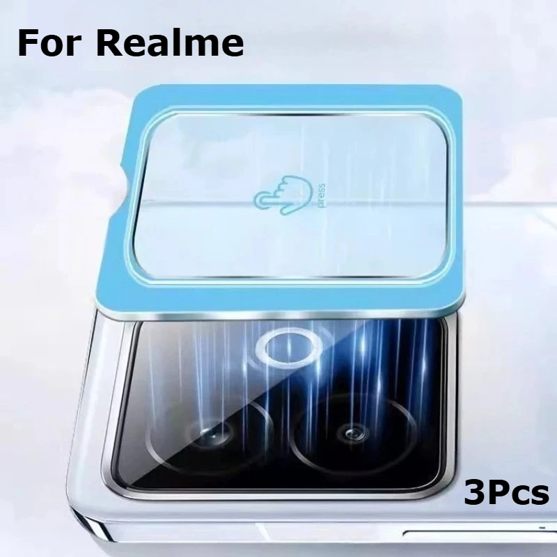 

3 Pcs Clear Camera Lens Protector For Realme GT7 Pro/GT 7T/Gt7 Pro/12 Pro+ Camera Tempered Glass Lens Locator Installation