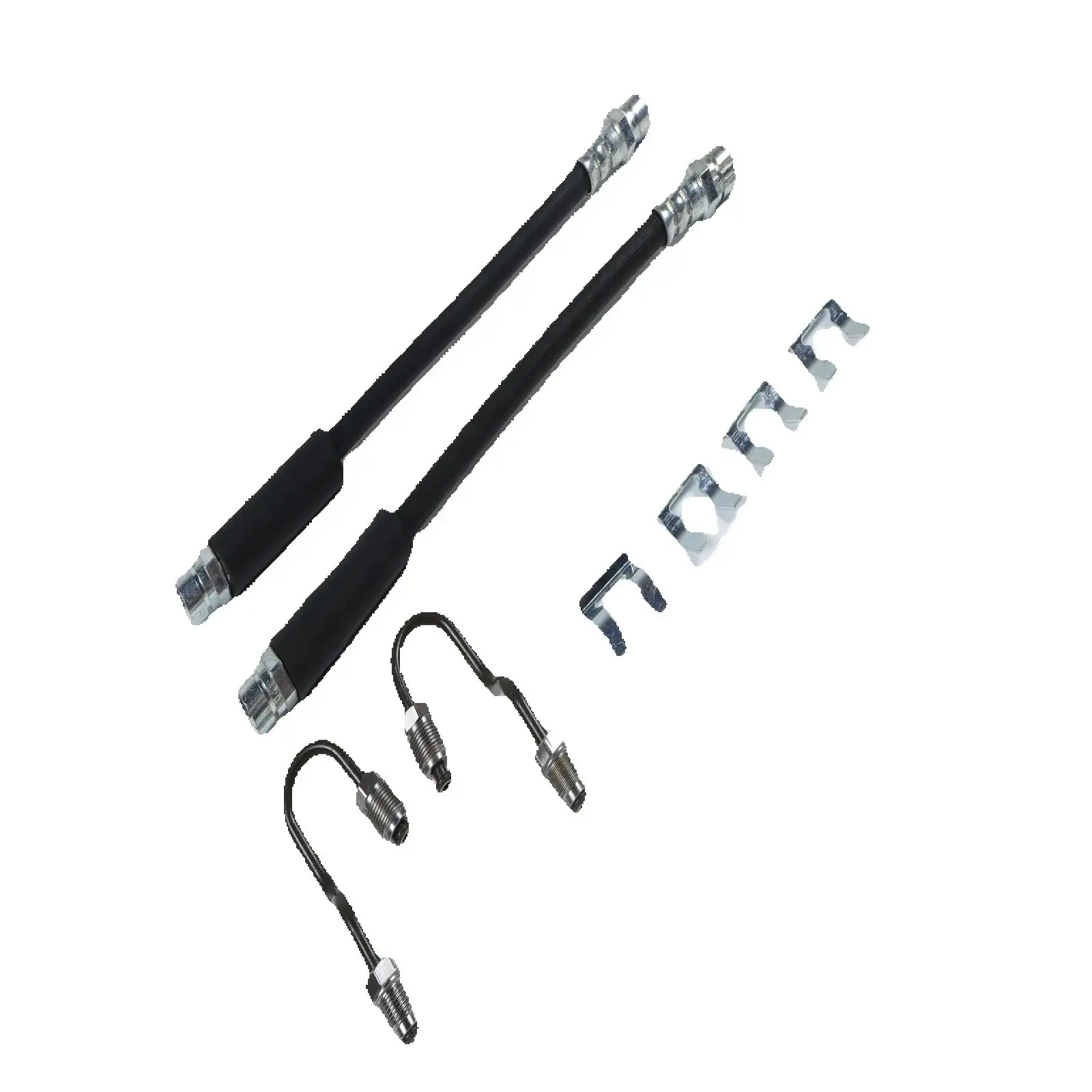 

2Pcs Rear Brake Hose Pipes and Clips 1K0611763E for FOR Volkswagen Golf A3 TT Touran