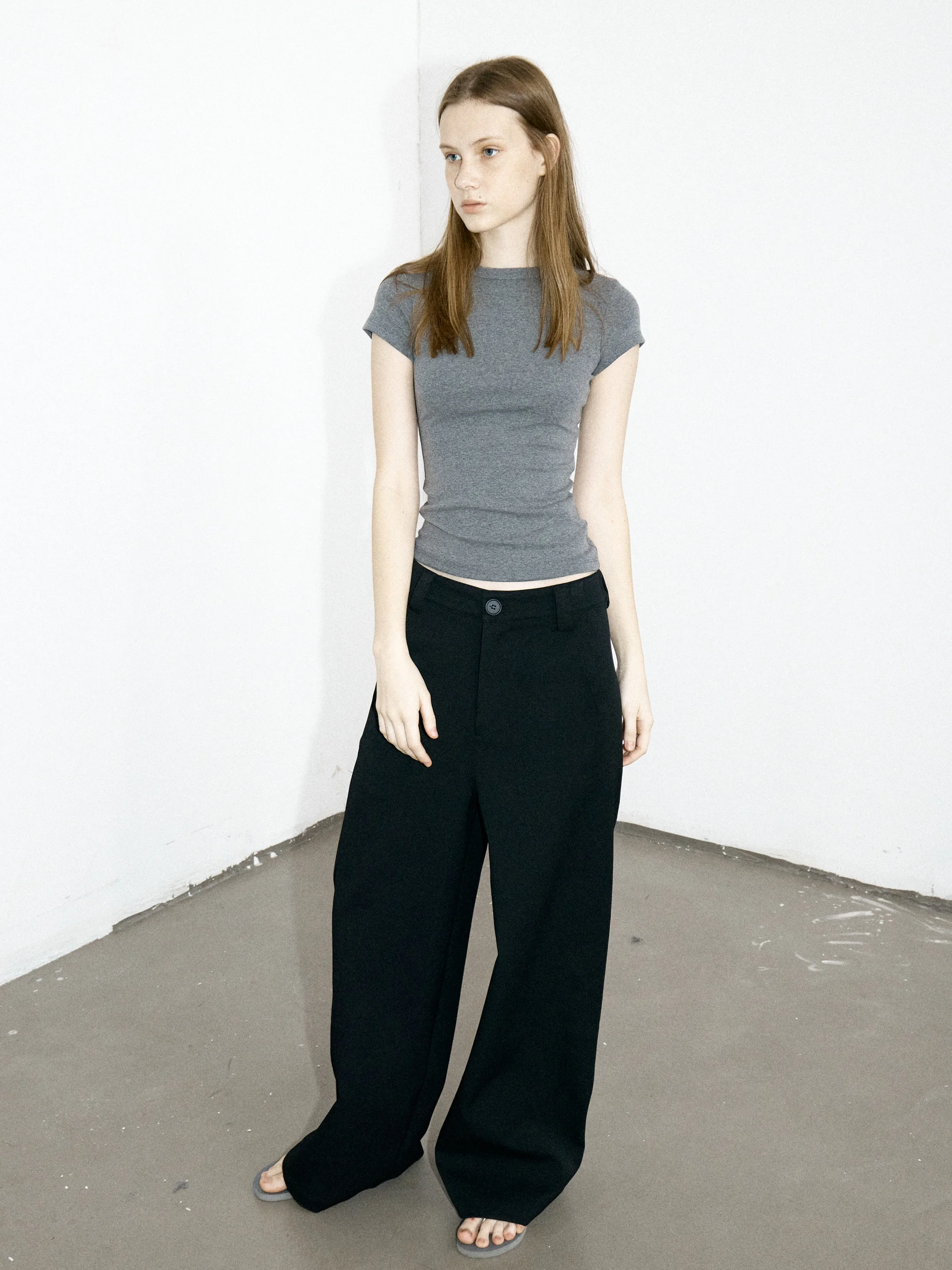 

Футболка Slim Fit из микропластика с эластаном, базовая, универсальная, с круглым вырезом, из смесового хлопка, с коротким рукавом, летний топ