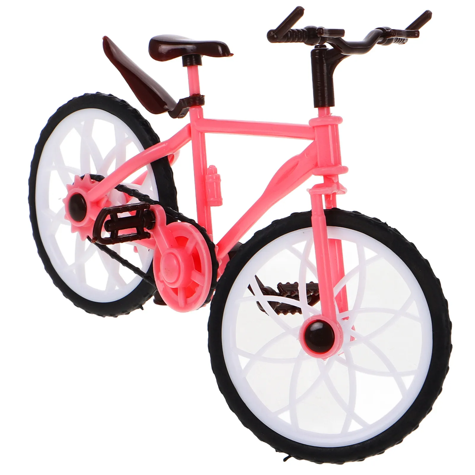 

Princess Bicycle Mini Scale Ornament for Kids Dollhouse Furniture Set DIY Playset Home Decoration Cake Topper Dirt Bike Toy