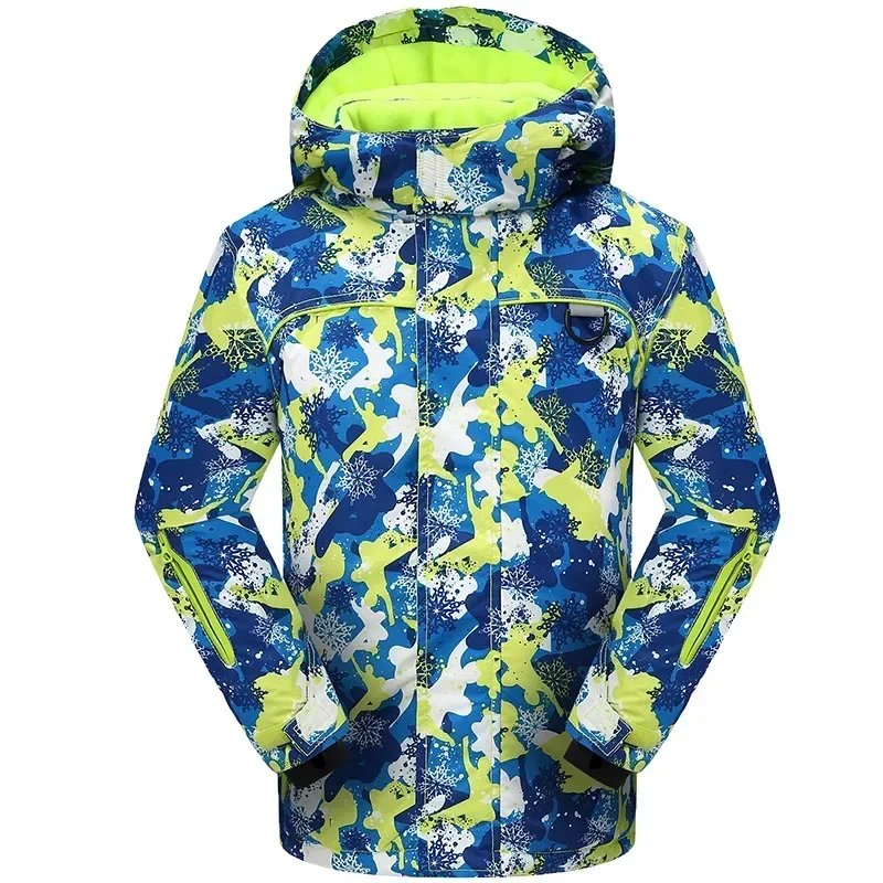 

Snow Clothing Kids Windproof Snowboard Jackets Sports Winter Skiing Jackets Children Warm Tops 2025 Waterproof Ski Hoodie Coats