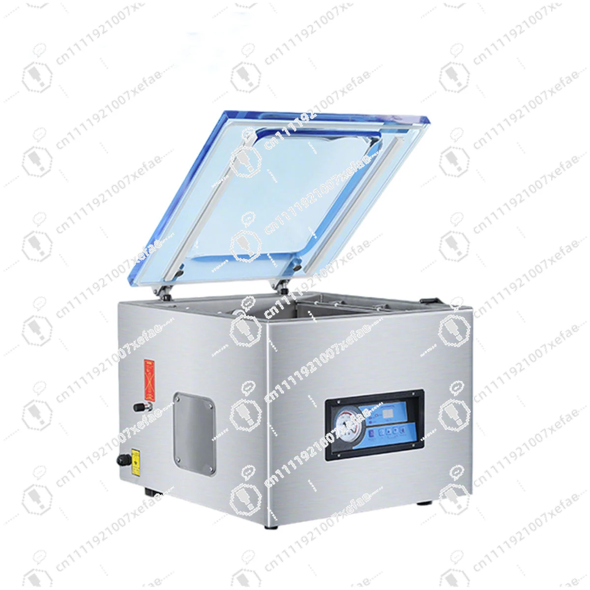 

High-efficiency continuous automatic vacuum packaging machine, suitable for pump-type plastic bags, energy-saving