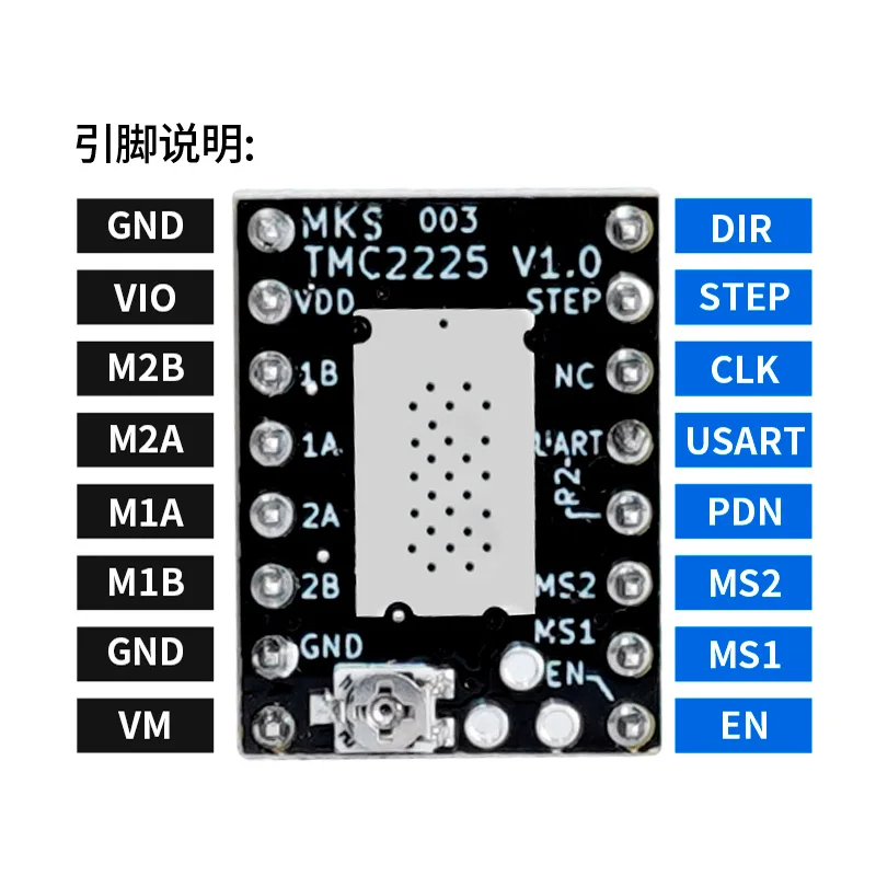 TMC2209 Silent Stepper Driver, TMC2208 Replacement for A4988, TMC2225 TMC2226 Driver Modules for 3D Printer