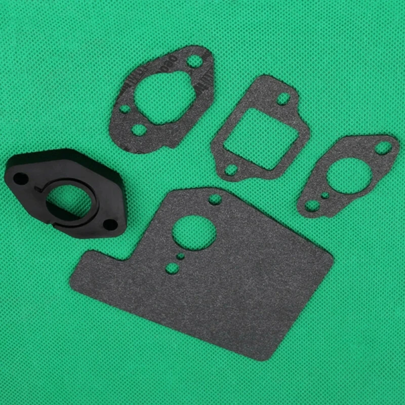 Carburetor Insulator Gasket GV160 Engine Carburetor Muffler Gasket GCV160 GCV190 GSV190 for Lawn Mower Lightweight