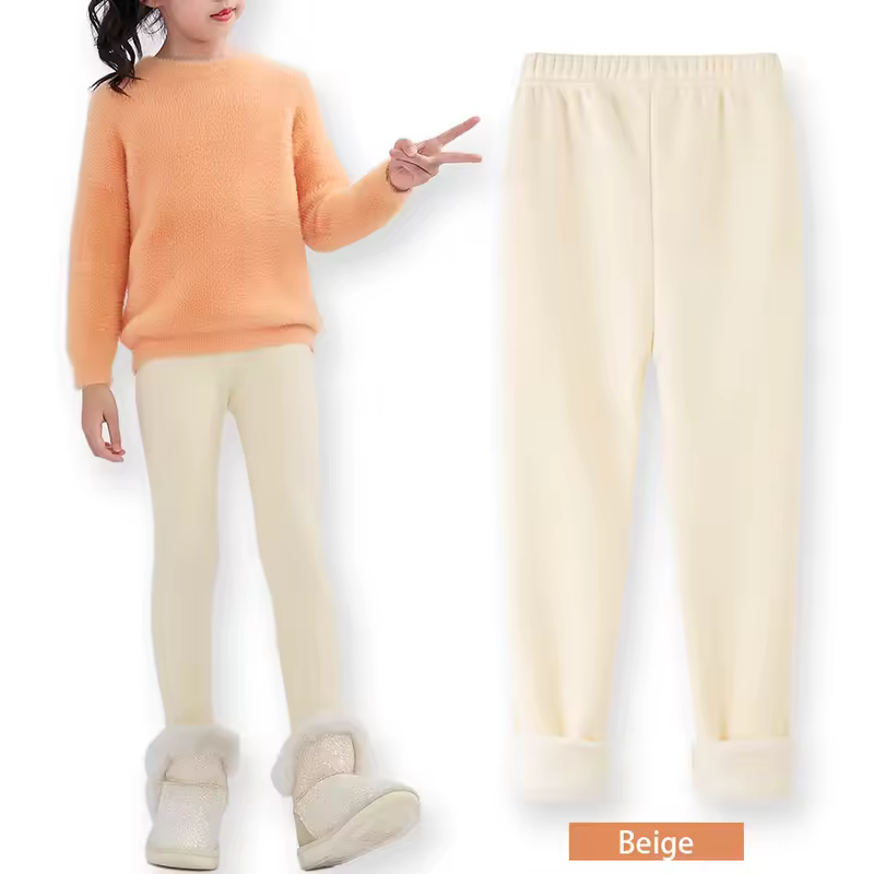 SheeCute Girls Winter Warm Pants Kids Fleece Lined Leggings for 3-11 Years SCW7101 - Image 17