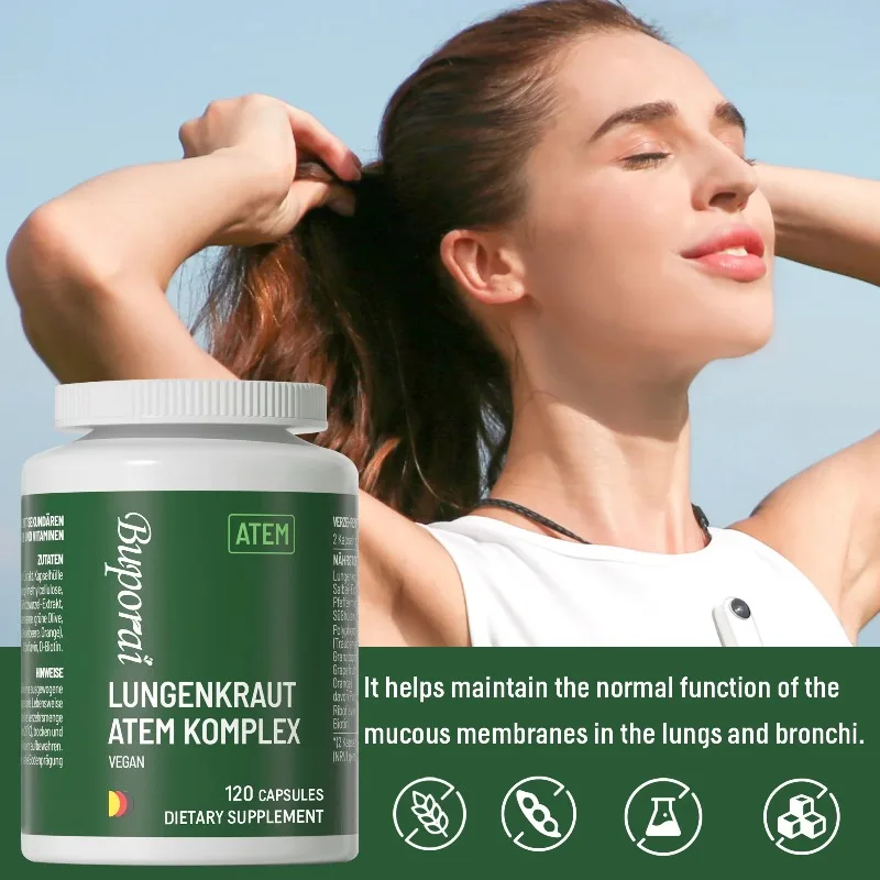 Lung Detox & Cleanse - Supports Respiratory Health, Enhances Absorption, and Delivers A Refreshing Breathing Experience