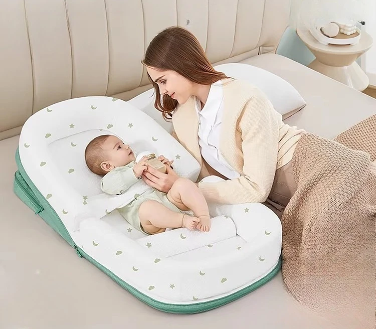 Baby anti-spitting milk slope pad anti-spill milk choking pillow, newborn bed lying in bed feeding artifact