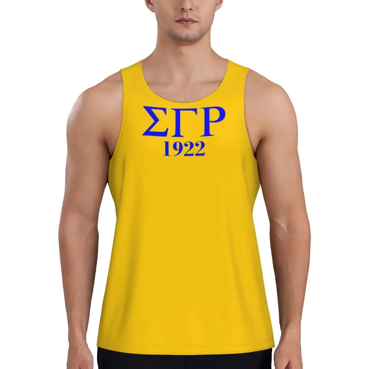 Quick Dry Sigma Gamma Rho 1922 Gym Tank Muscle Sleeveless Shirt Bodybuilding Breathable Vest