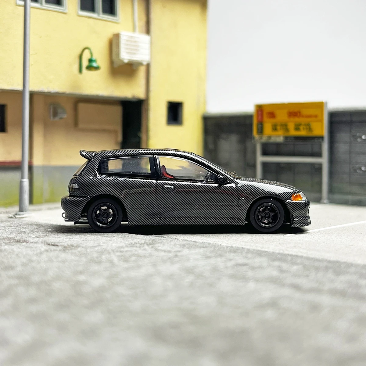 Modello di auto in lega Civic EG6 in scala 1:64