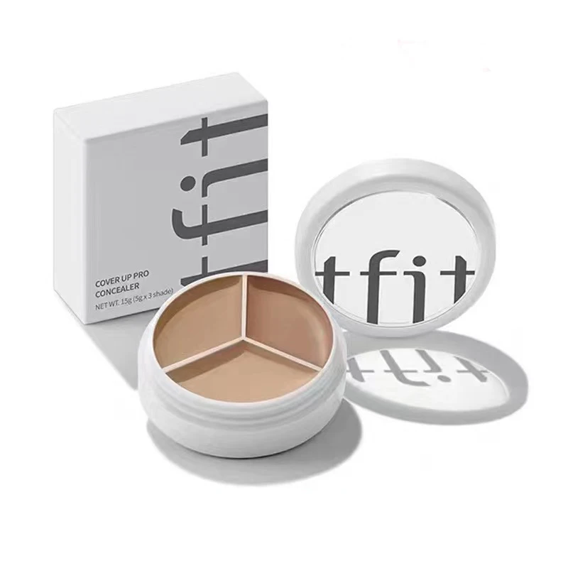 Tfit Basis Make-Up Gezichtsprimer En 2 In 1 Tfit Zonnebrandcrème Losse Poeder 3-kleuren Concealer Set Pre Make-Up Olie-Controle Korea Cosmetisch