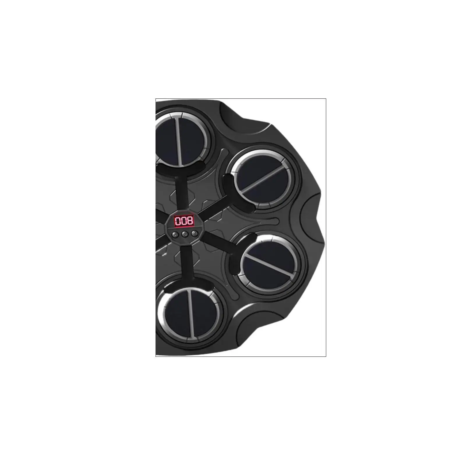 Kids Home Electric Wall Mounted Boxing Target Musical Pad with Gloves for Fitness and Coordination
