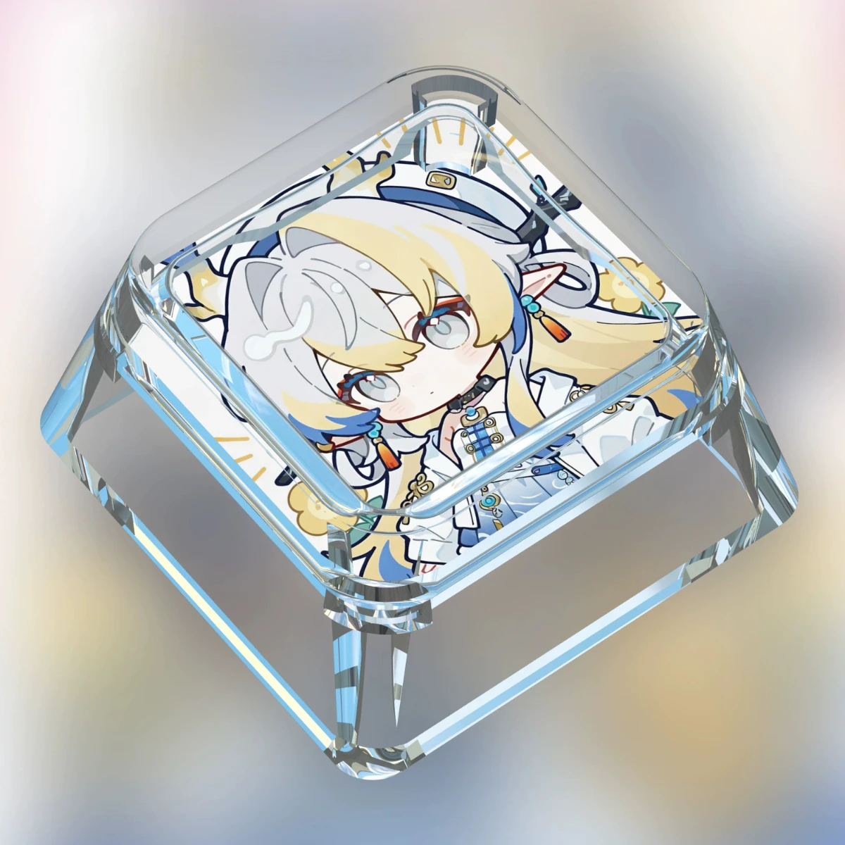 Diy Self Made Arknights Cute Mechanical Keyboard Keycaps Cross-Axis Mechanical Keyboard Pc Personalized Keycaps Gift Toy