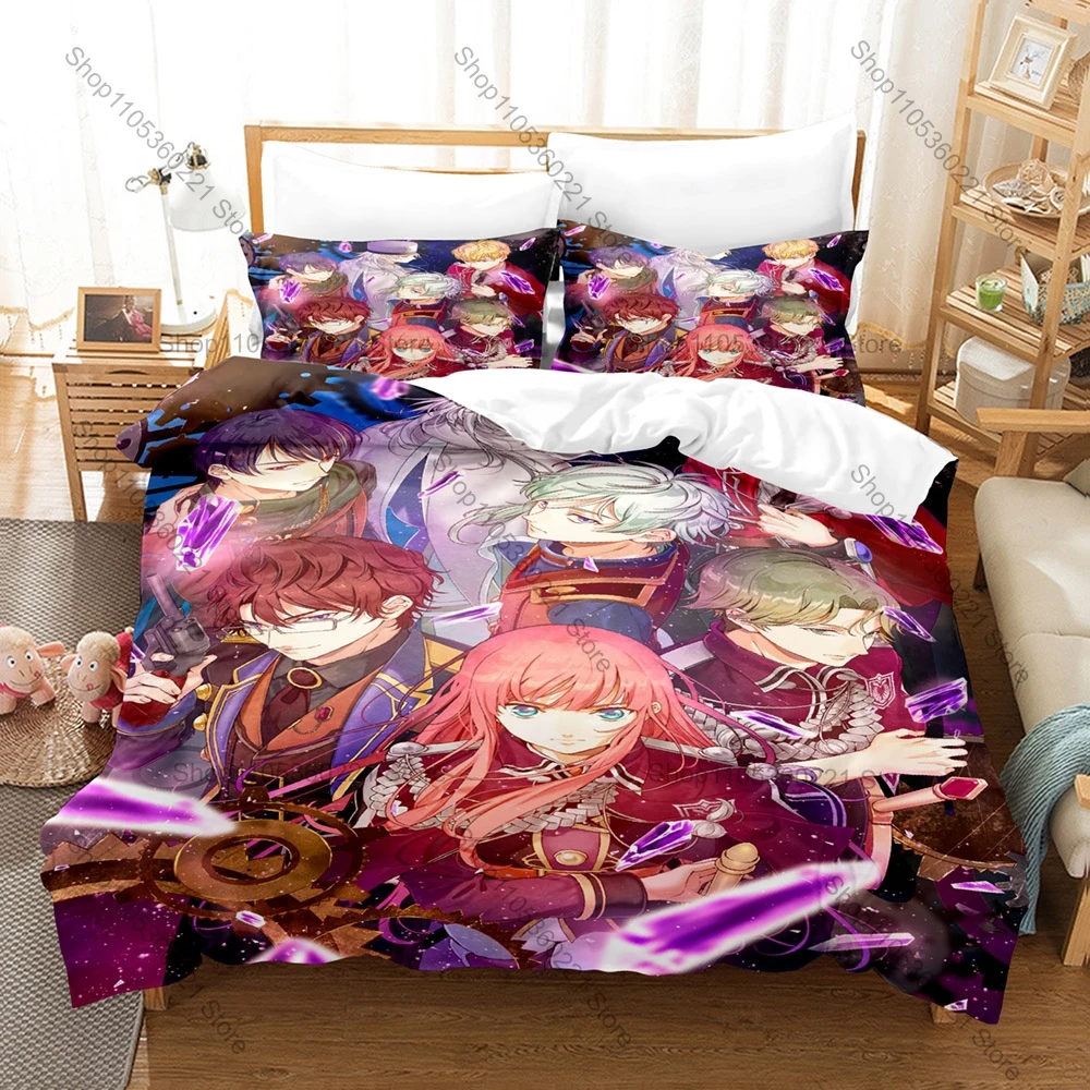 

Steam Prison 3PCS Bedding Set, Duvet Cover + 2 Pillowcases, Anime Game Print Soft Microfiber for Fans Decor