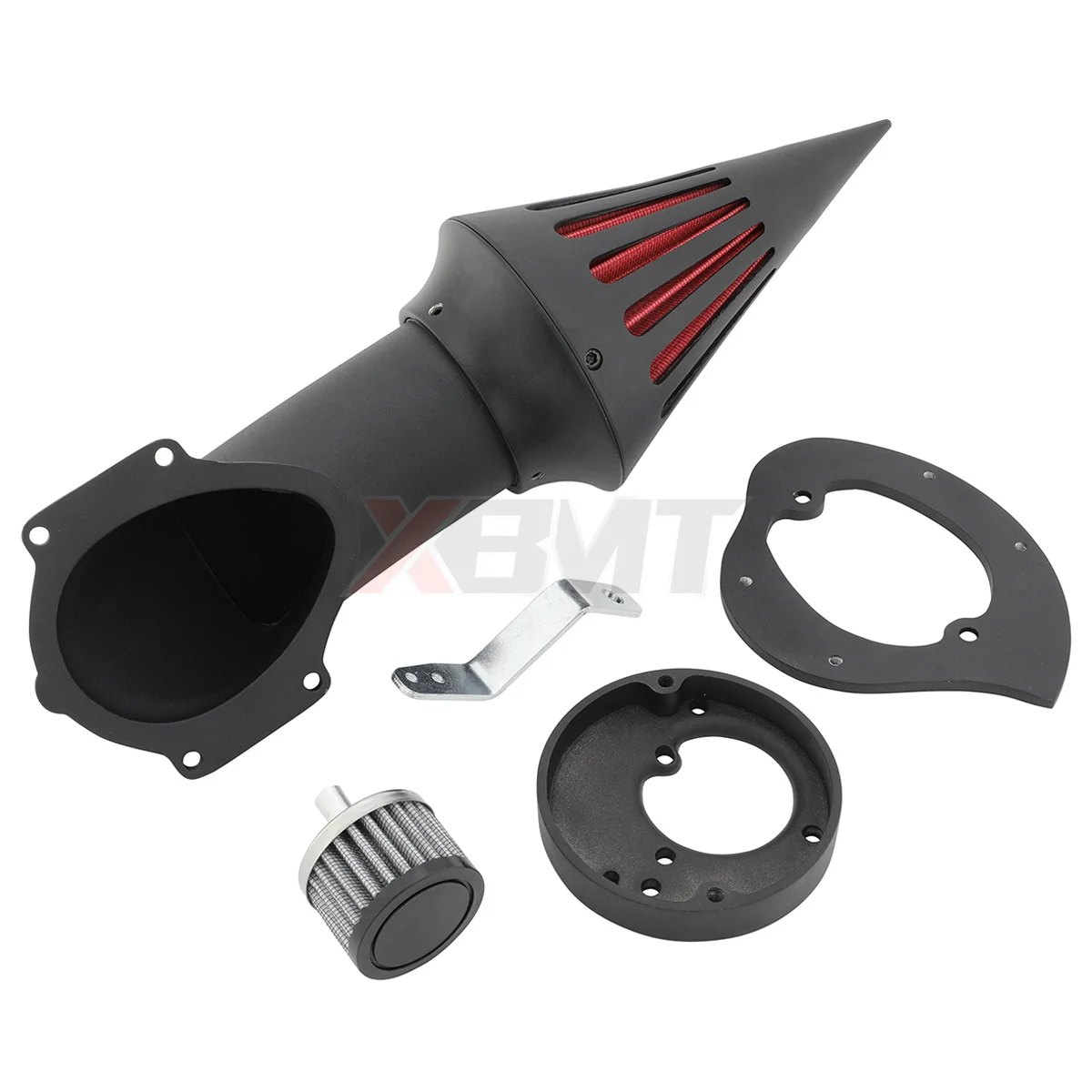 Spike Air Cleaner Intake Filter Kit For Honda VTX1300 VTX 1300 Black/Chrome Aftermarket Motorcycle  Air Filters