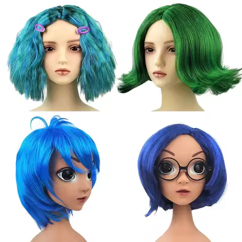 Makeup Party Wig Cosplay Spy Team Wig Mousse Headband Lele Disliking Anime Character Styling Wig Halloween Party Costume Wig