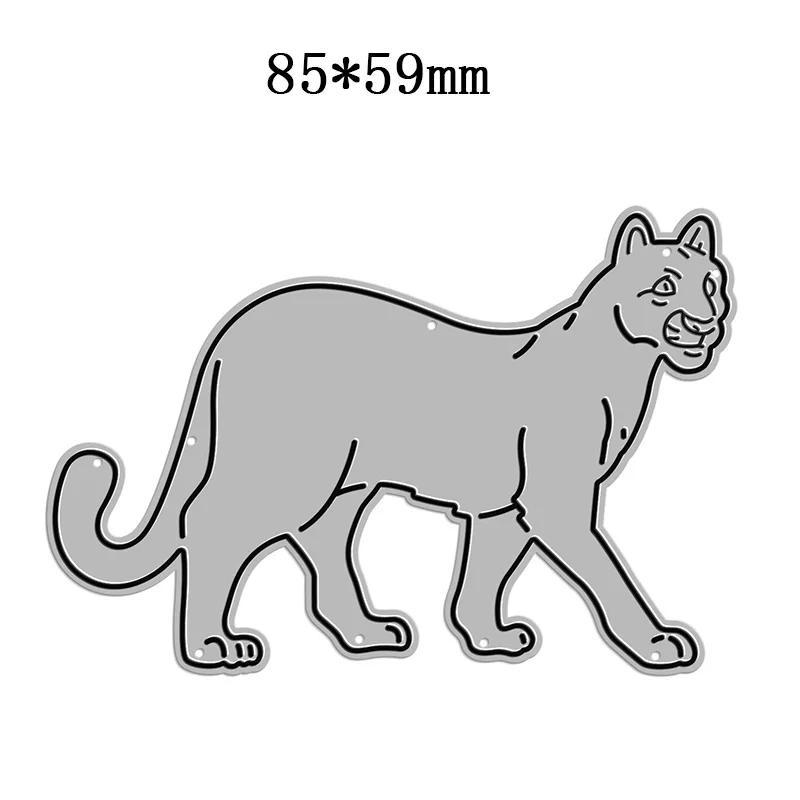 2022 New Kind Lioness Animal Metal Cutting Dies for Scrapbooking Paper Craft and Card Making Embossing Decor No Stamps