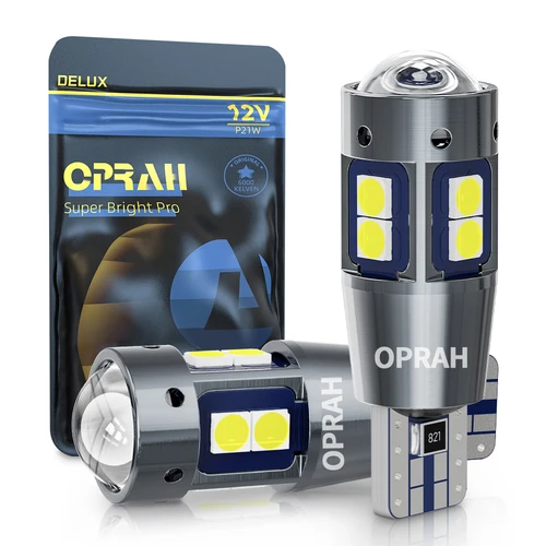 Imagen 1 del producto Bombillas LED T10 W5W superbrillantes, Canbus sin Error 3030 10SMD, luces de cuña automáticas, lámpara de lectura Interior, Blanco 6000K, 2 uds.