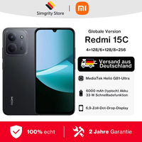 Global Version Xiaomi Redmi 15C Smartphone 6000mAh (typ) Large Battery 33W Charging 50MP AI Dual Camera 6.9\
