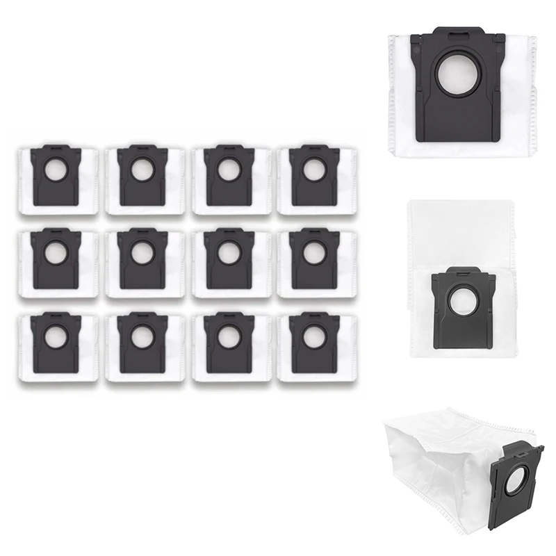 8 pçs saco de pó não tecido para dreame bot x30pro ultra x30pro plus robô aspirador de pó saco de lixo acessórios
