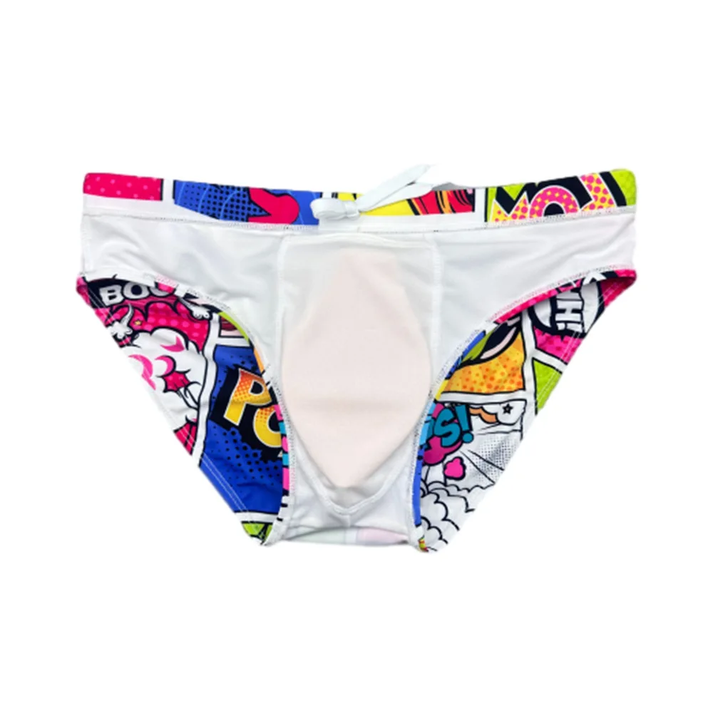 Lady Cartoon Swimwear Men Swim Wear Briefs 2024 Sexy Bikini Pouch Push Up Swimsuit Man Swimming Trunk Beach Sport Bathing Suit