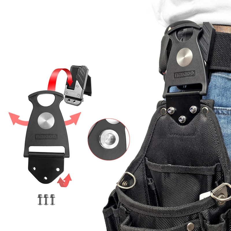 M-Tool Belt Bag Rotary Hang Up Quickly Conversion Parts For Tajima Universal Accessories Electrician Waist Bag Hook