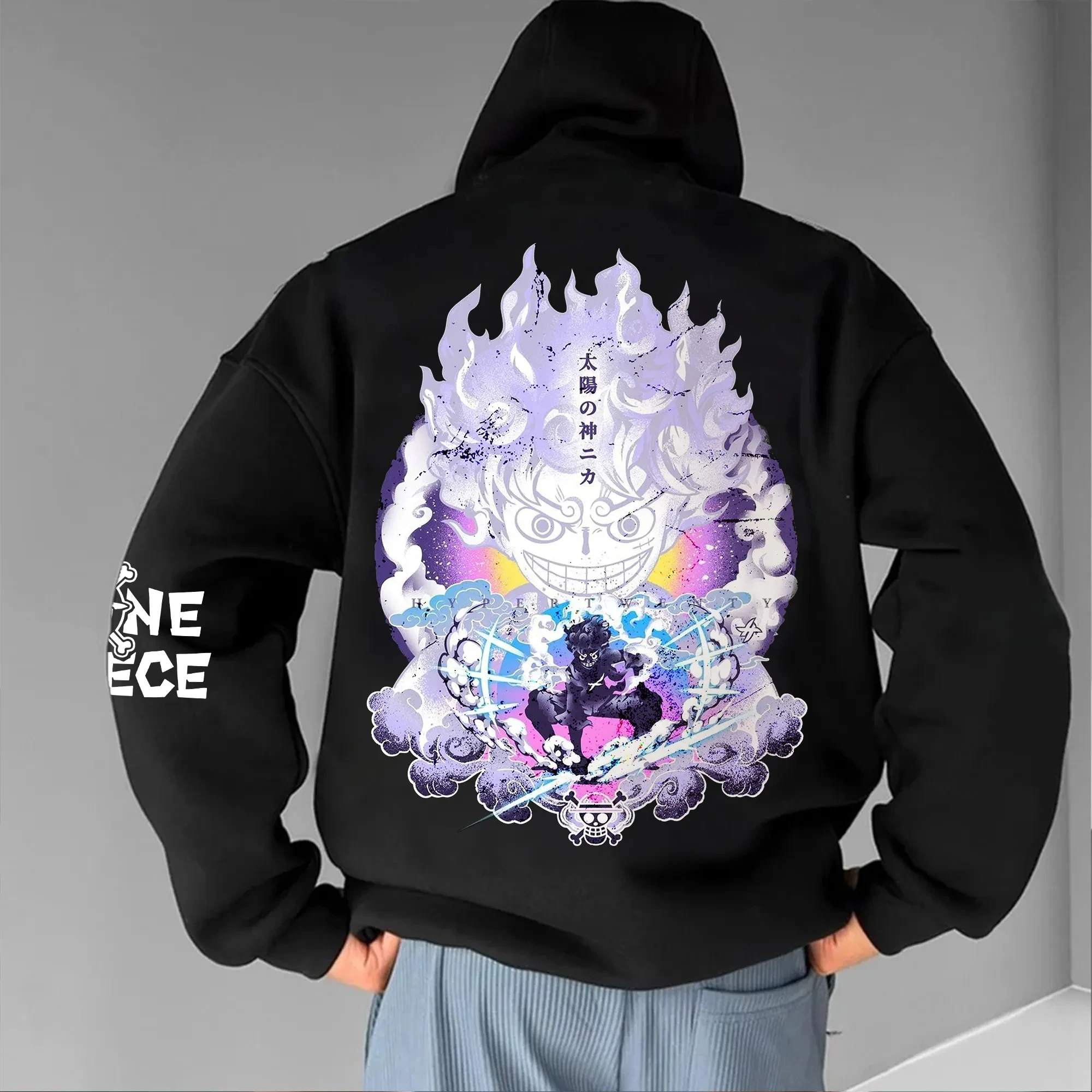 2025 Latest ONE PIECE Animation Hoodie Pure Cotton Casual Trend Sports Autumn and Winter Men's and Women's Hoodies