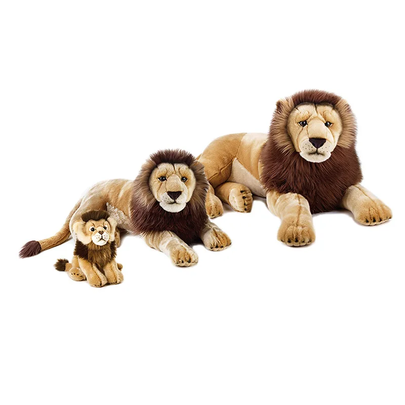 

Simulation plush doll, feline lion plush
