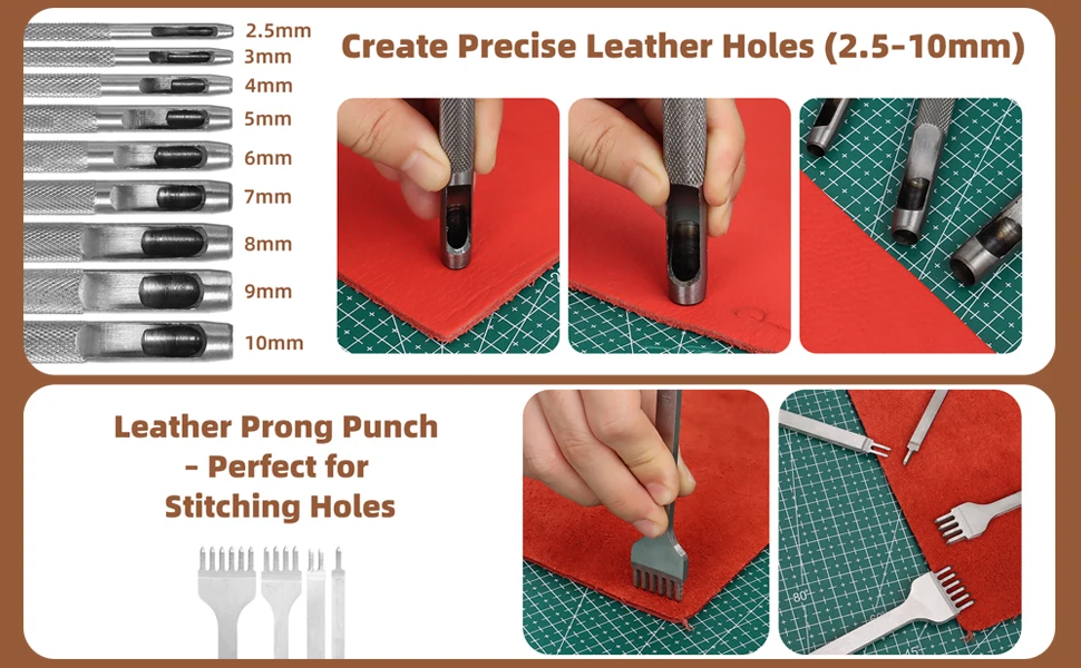 Leather Working Tools Kit