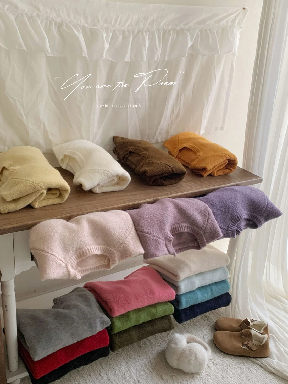 

Women's Thiened Knitted Sweater oulder Sve Insertion Hooded Warm Inner Match Autumn Winter Color Long Sve Top