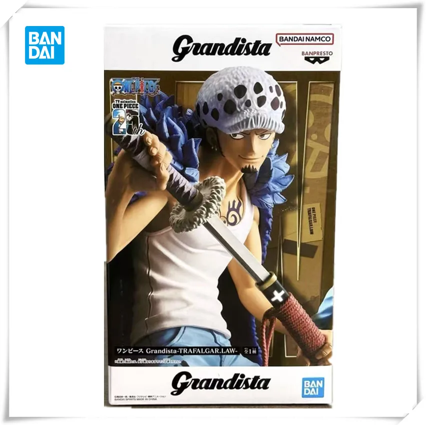 

In Stock BANDAI BANPRESTO Original One Piece Grandista ROS Trafalgar Law Anime Action Figures PVC Collectible Model