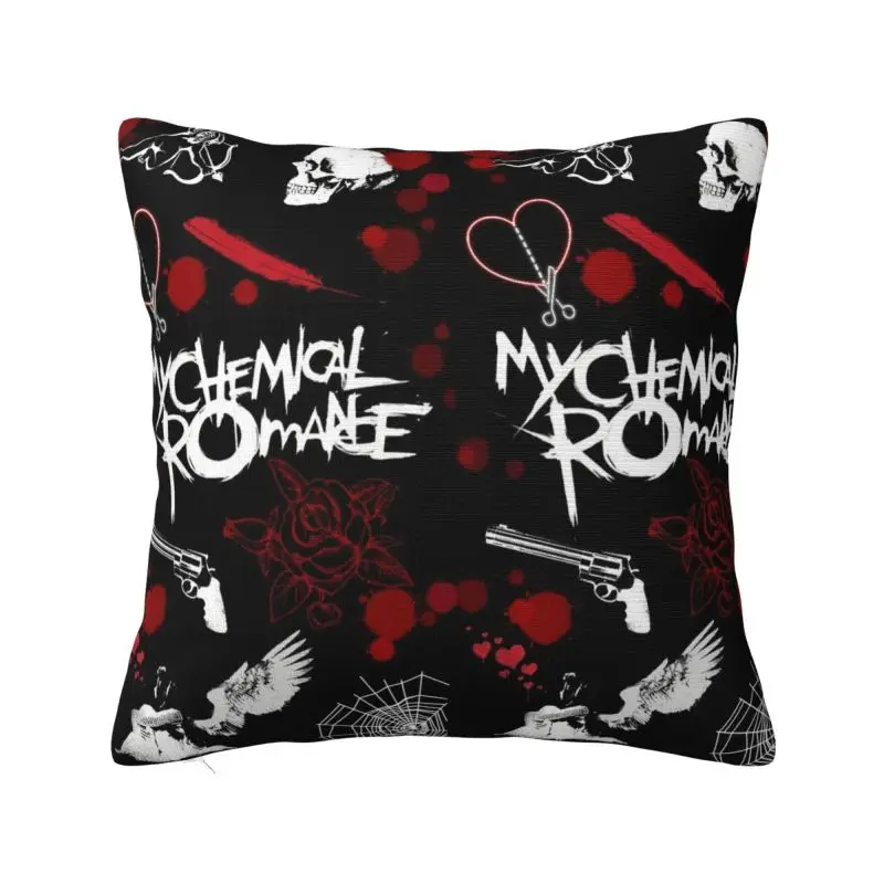 Custom Nordic Style  My C-Chemical Romances Band Throw Pillow Cover Home Decor Square Cushion Cover Pillowcover for Living Room