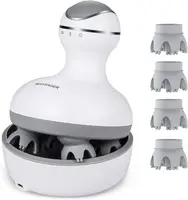 Nuevo Masajeador eléctrico inalámbrico para el cuero cabelludo, rascador de cabeza portátil de mano para el crecimiento del cabello, limpieza profunda y relajación del estrés