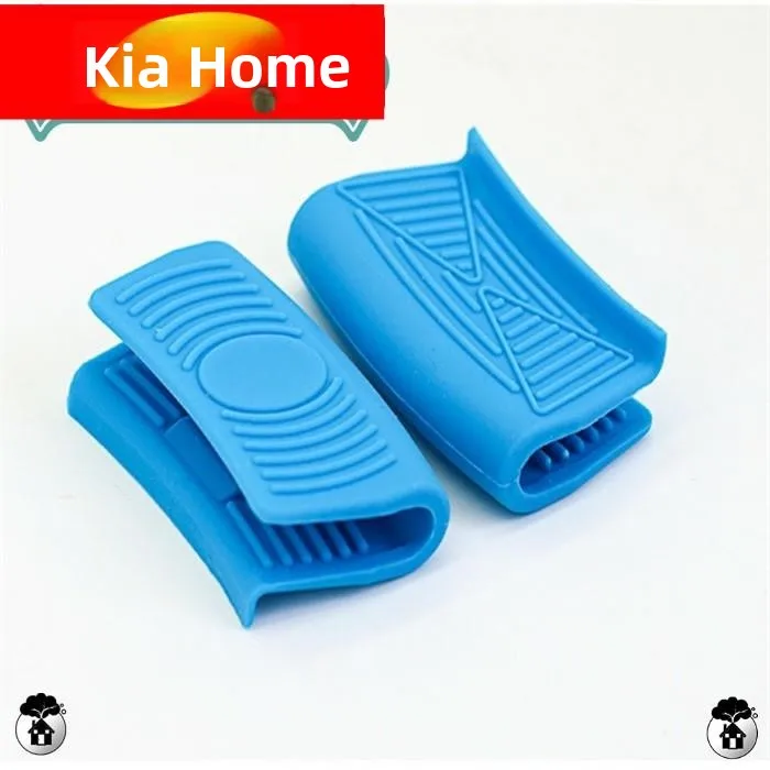 

Утолщенные силиконовые термостойкие перчатки-прихватки для ручек чугунных воков и кастрюль, зажимы для ушек посуды