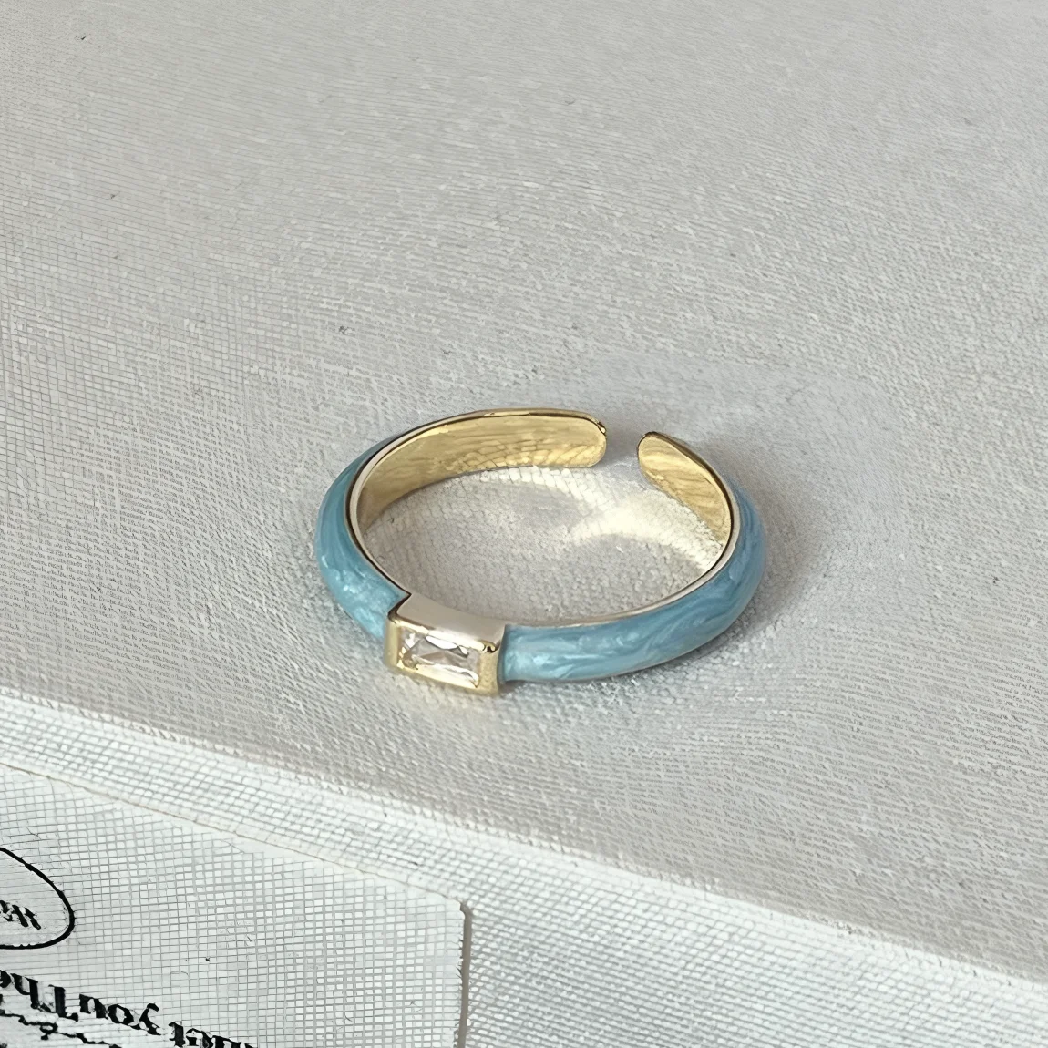 Women's Irregular Moonstone Ring, 925 Sterling Silver Gift