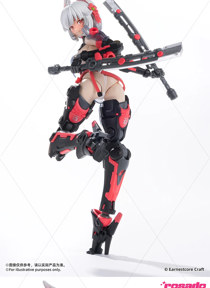 

In Stock Earnestcore Craft 1/10 Scale Women Soldier Rosado-SEKIK Full Set About 18cm Action Figure Model Gifts Collection
