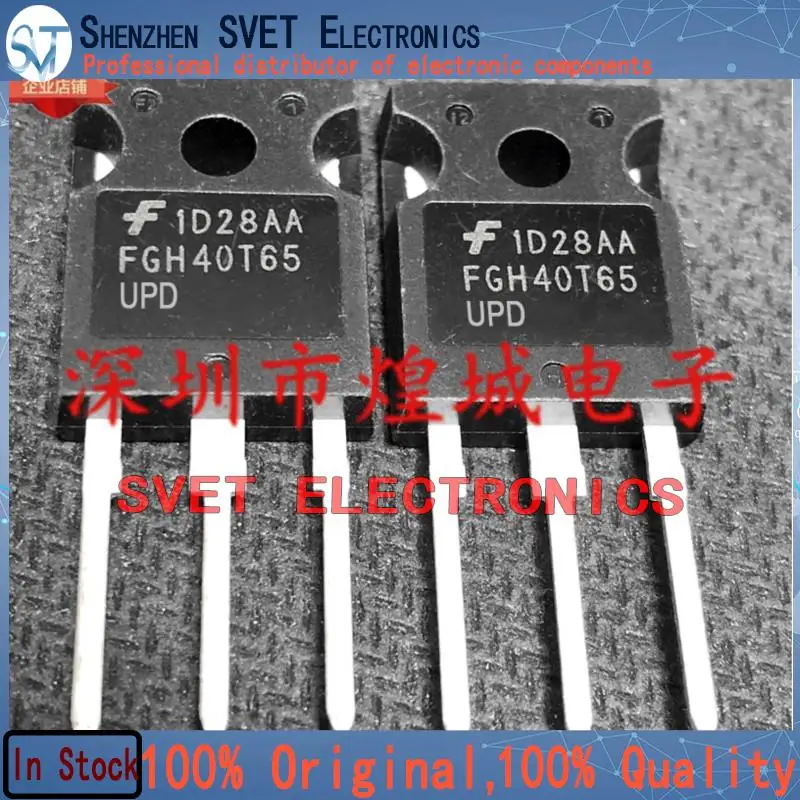 10PCS-50PCS  FGH40T65UPD  TO-247 650V 40A IGBT Original In Stock Fast shipping