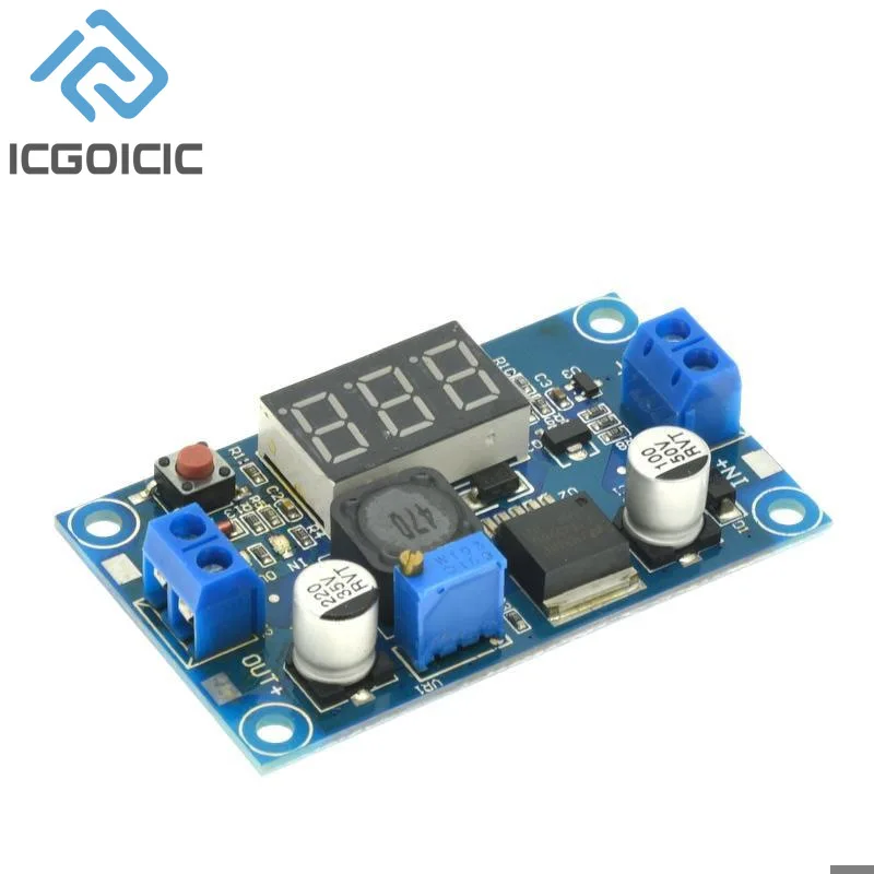 LM2596 DC DC Step Down Converter Voltage Regulator LED Display Voltmeter 4.0~40 To 1.25-37V Buck Adapter Adjustable Power Supply