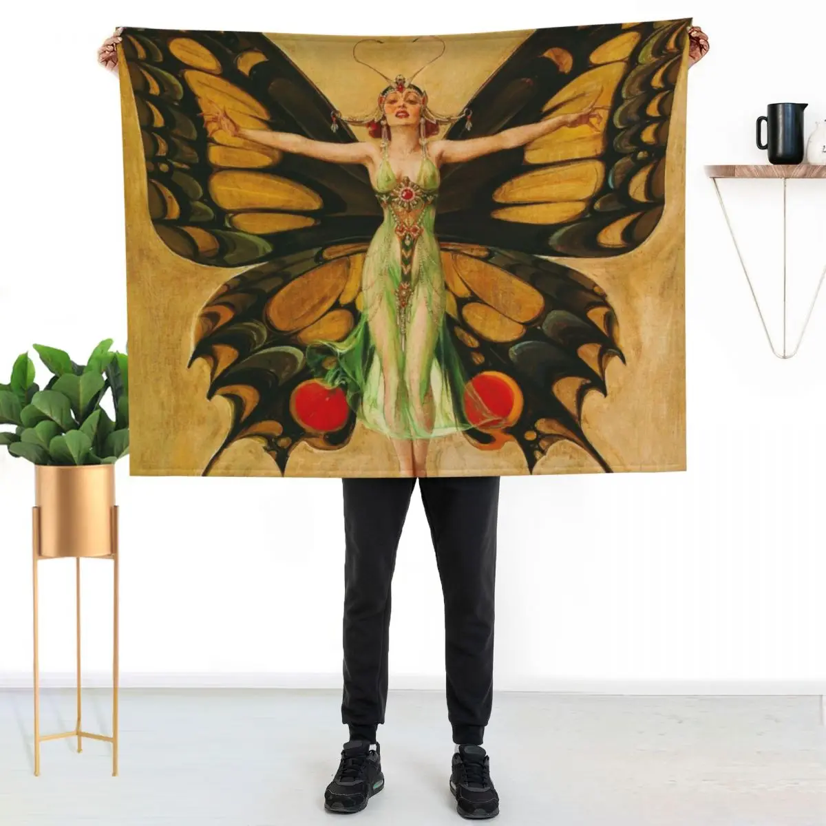 F.X. Leyendecker - 1922 The Flapper (painting for 2-2-1922 Life cover) Throw Blanket