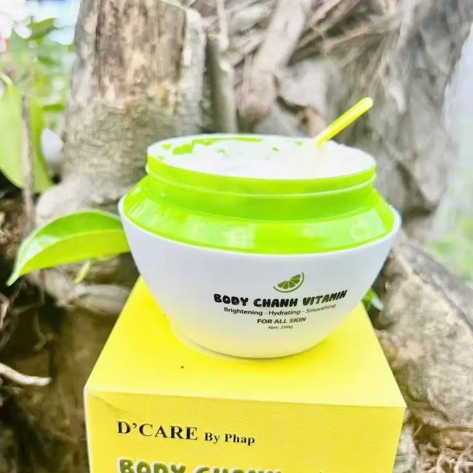 Vietnamese Body Chanh Vitamin Lotion 250g with Natural Lemon Extract for Glowing Skin Hydrating Smoothing Texture Even Tone