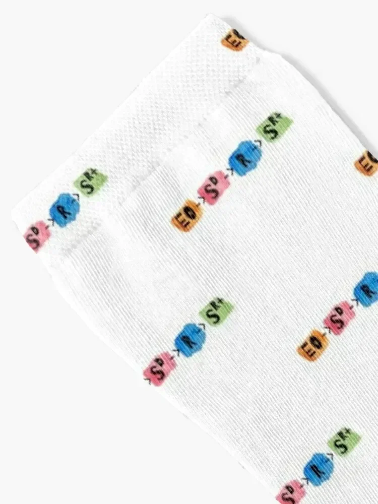 4 Term Contingency bcba Rainbow Socks compressão Running Happy Socks Mulher Masculina