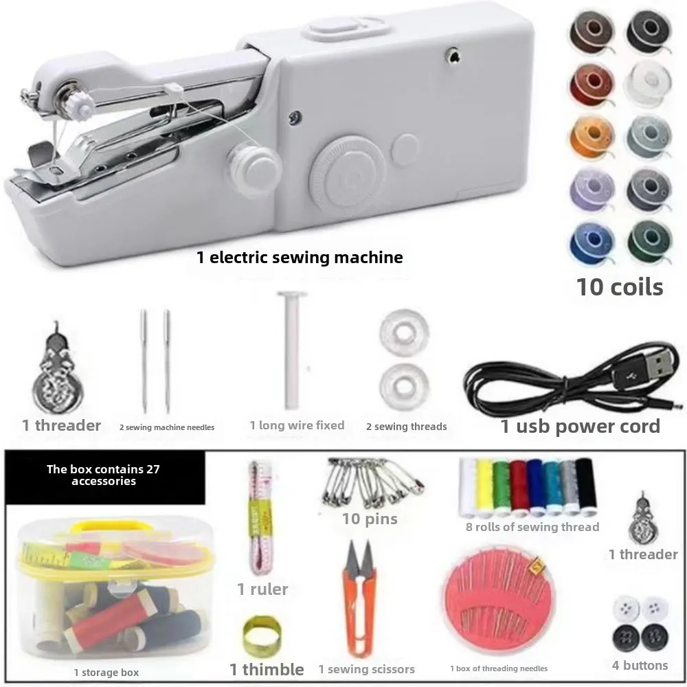 Sewing Machine Small Mini Household Electric Sewing Machine Sewing Machines  Mini Sewing Machine