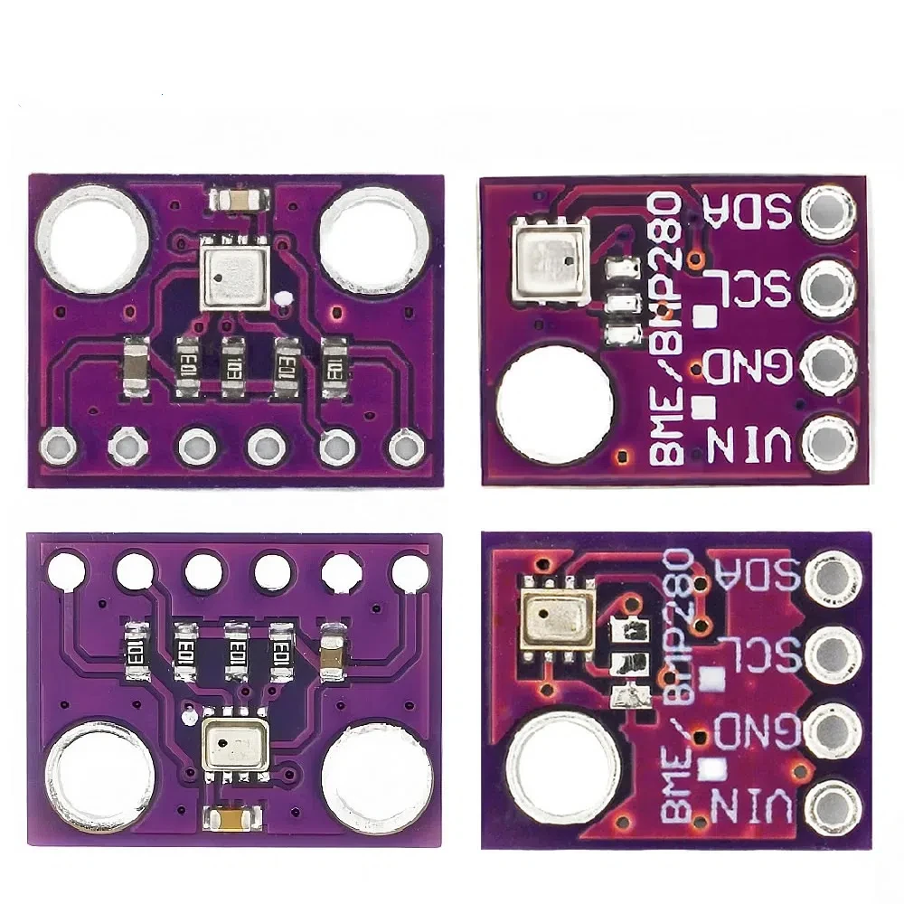 GY-BME280 디지털 센서 온도 기압 공기 고정밀 기압 모듈, Arduin용 I2C SPI, 3.3V, 5V, BMP280