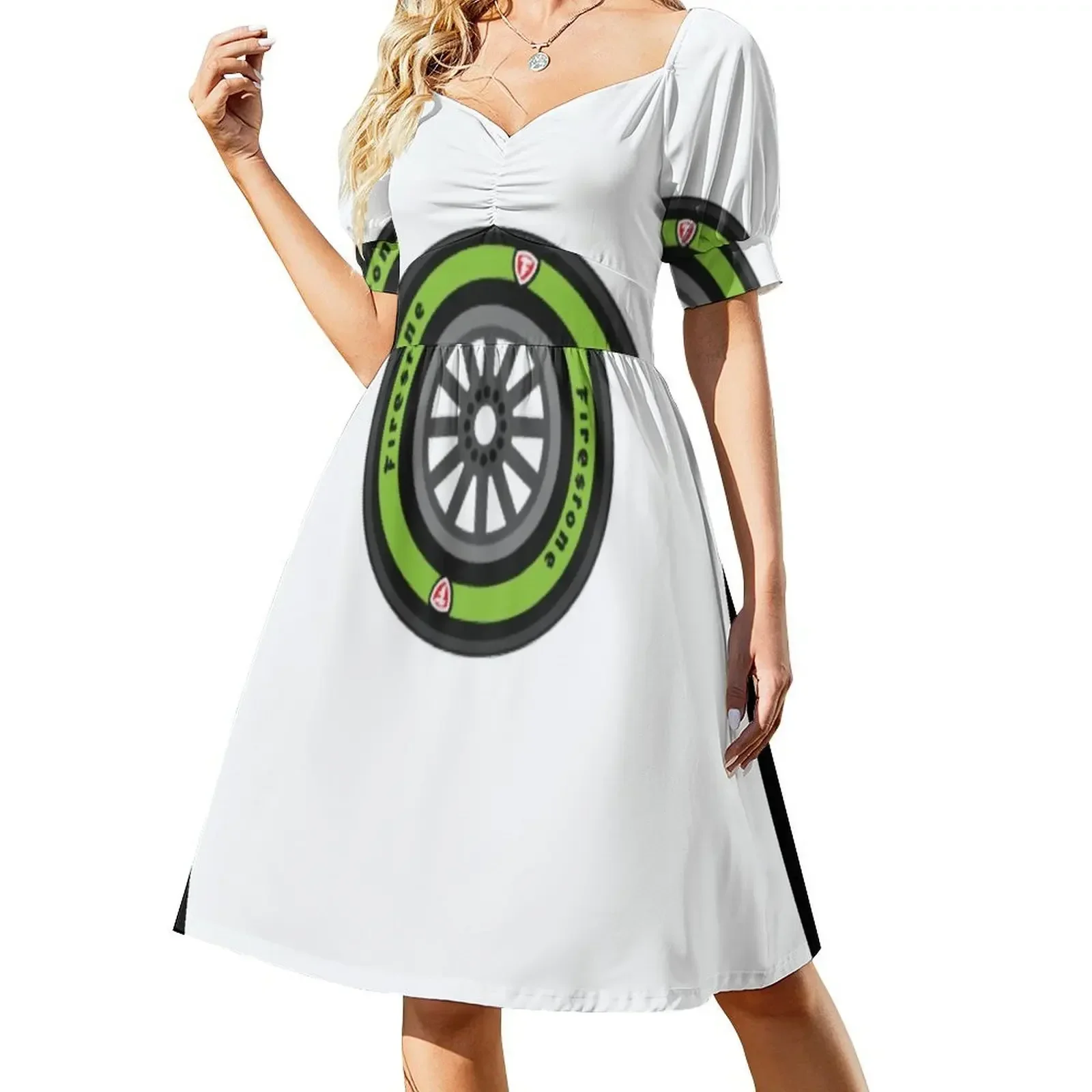 Indycar Eco Friendly Tire Sleeveless Dress dress for women purple dress