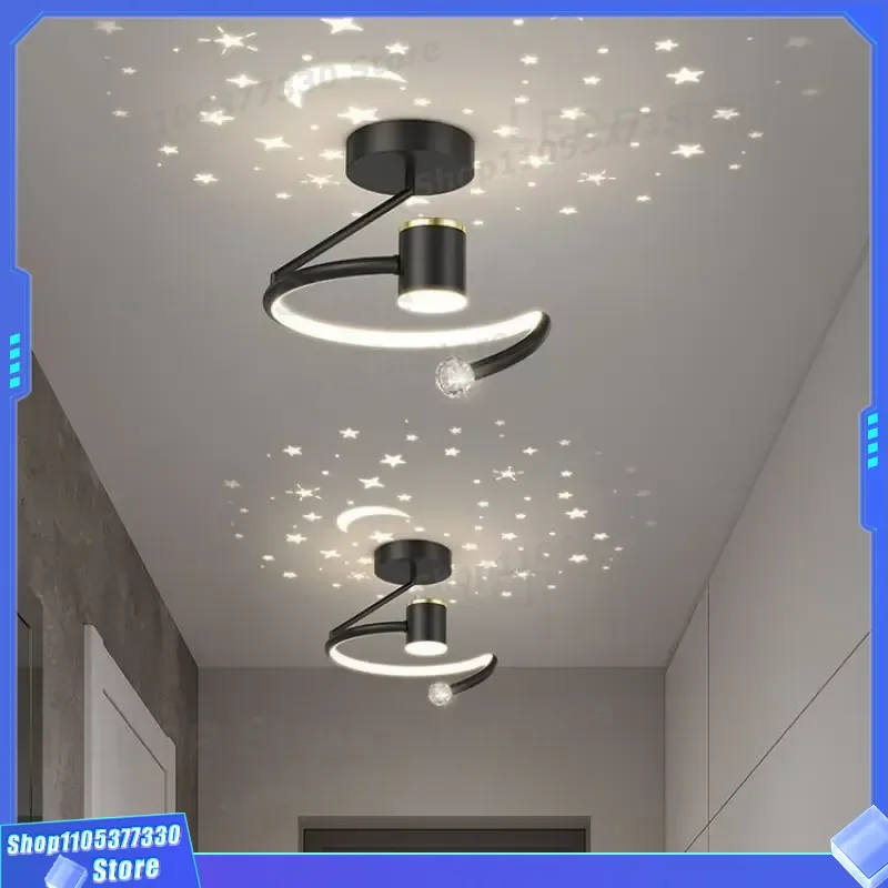 Modern Minimalist Starry Sky Projection Ceiling Light Creative Galaxy Starlight Lamp For Bedroom Living Room Home Decor