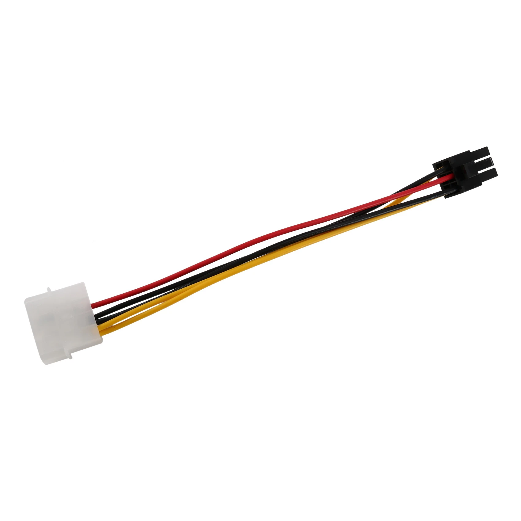 4-Pin Male to 6-Pin Female socket Power Cable for PCIe PCI Express Adapter