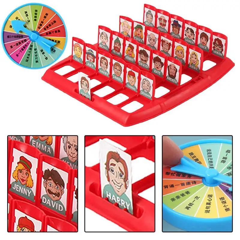 Family Guessing Game Who Cards Game Family Guessing Games Toys Educational Game For Kid Board Game You Say I Guess