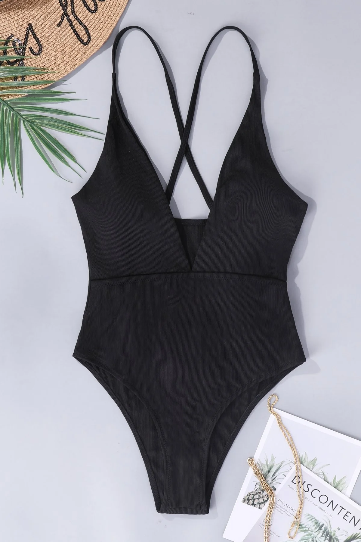 

Sexy Halter Solid Women Swimwear black High Cut Out One Piece Swimsuit Backless Thong Swim Suit Female Bathing Suit Monokini